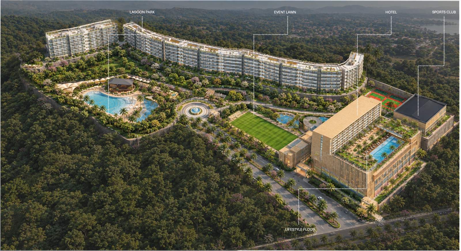 Avian Valley Bhugaon master plan and township development